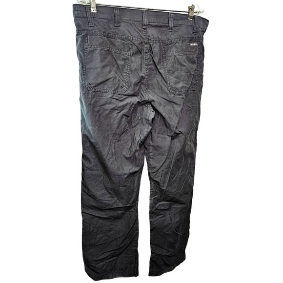 Eddie Bauer Mens Pants Travex Hiking Outdoor Performance 35x32 Grey Charcoal - Picture 3 of 12